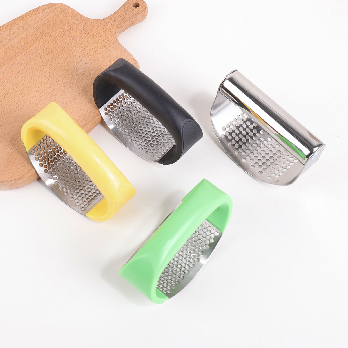 Kitchen Gadgets Products - Stainless Steel Garlic Press - Manual