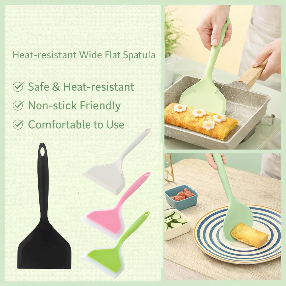 Kitchen Gadgets Under 100 - 2026 New Silicone Spatula,Tamagoyaki Spatula，Heat-resistant Egg