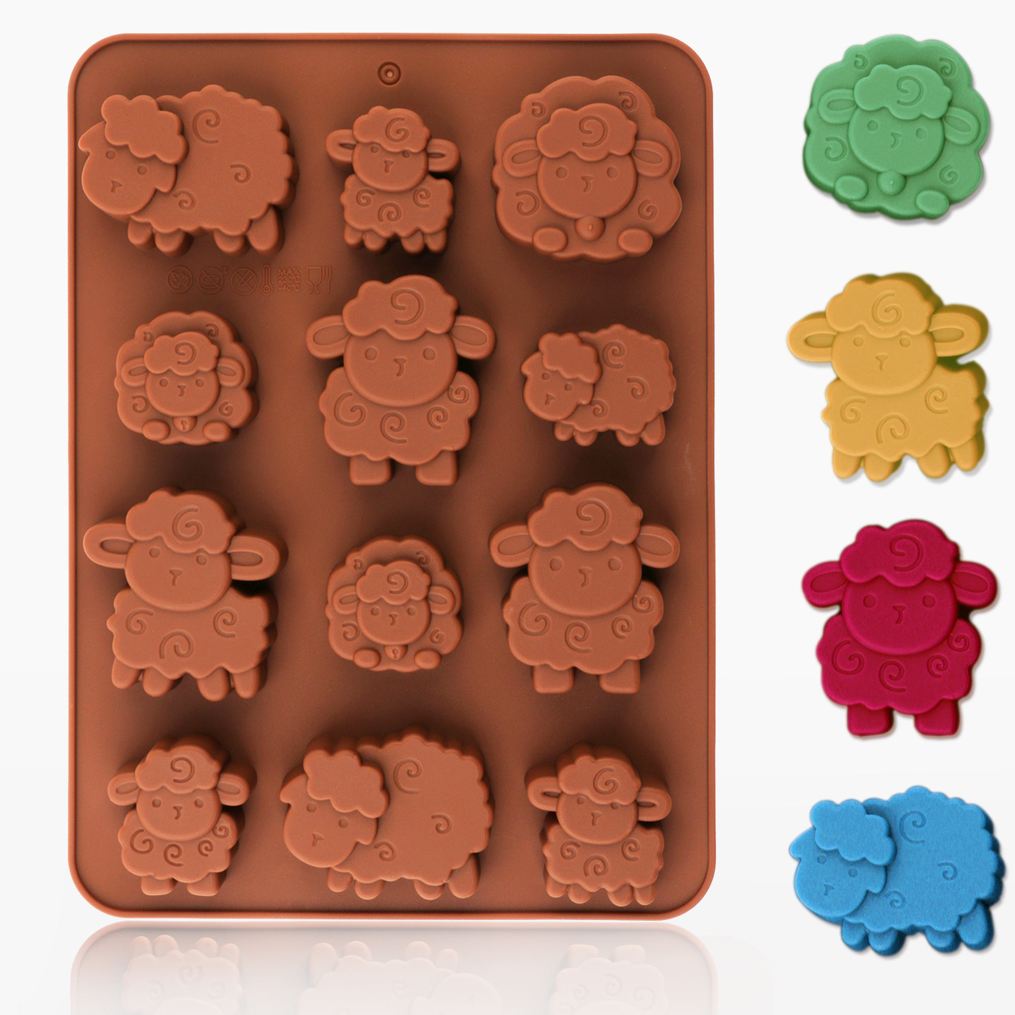 Silicone Mold Baking - 1pack silicone Eid lamb candy mold,