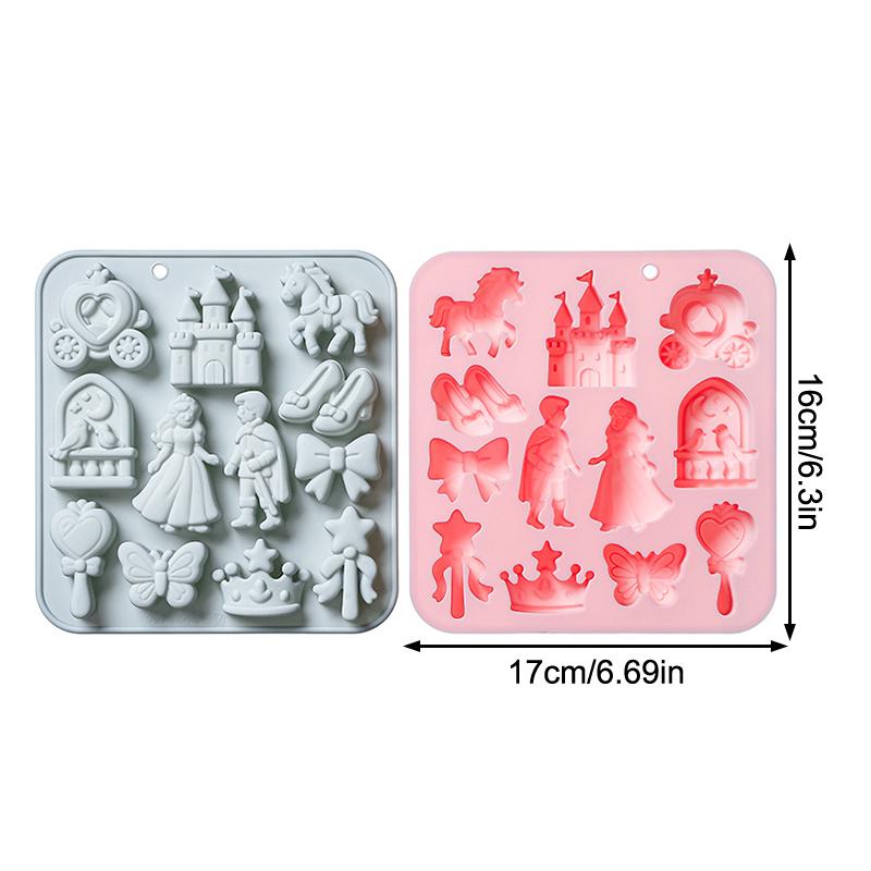 Silicone Mold Baking - HOT!12 Cavity Prince, Princess Silicone Mold