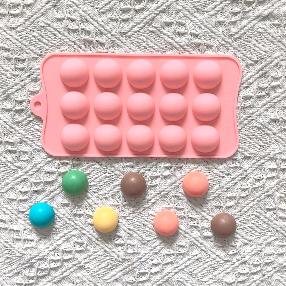15 cavity semi-circular chocol - огляд і ціна Silicone Mold Baking