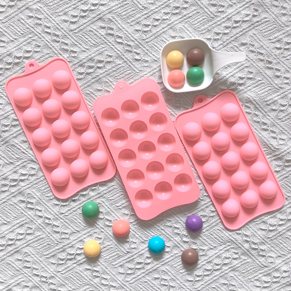 15 cavity semi-circular chocol - огляд і ціна Silicone Mold Baking