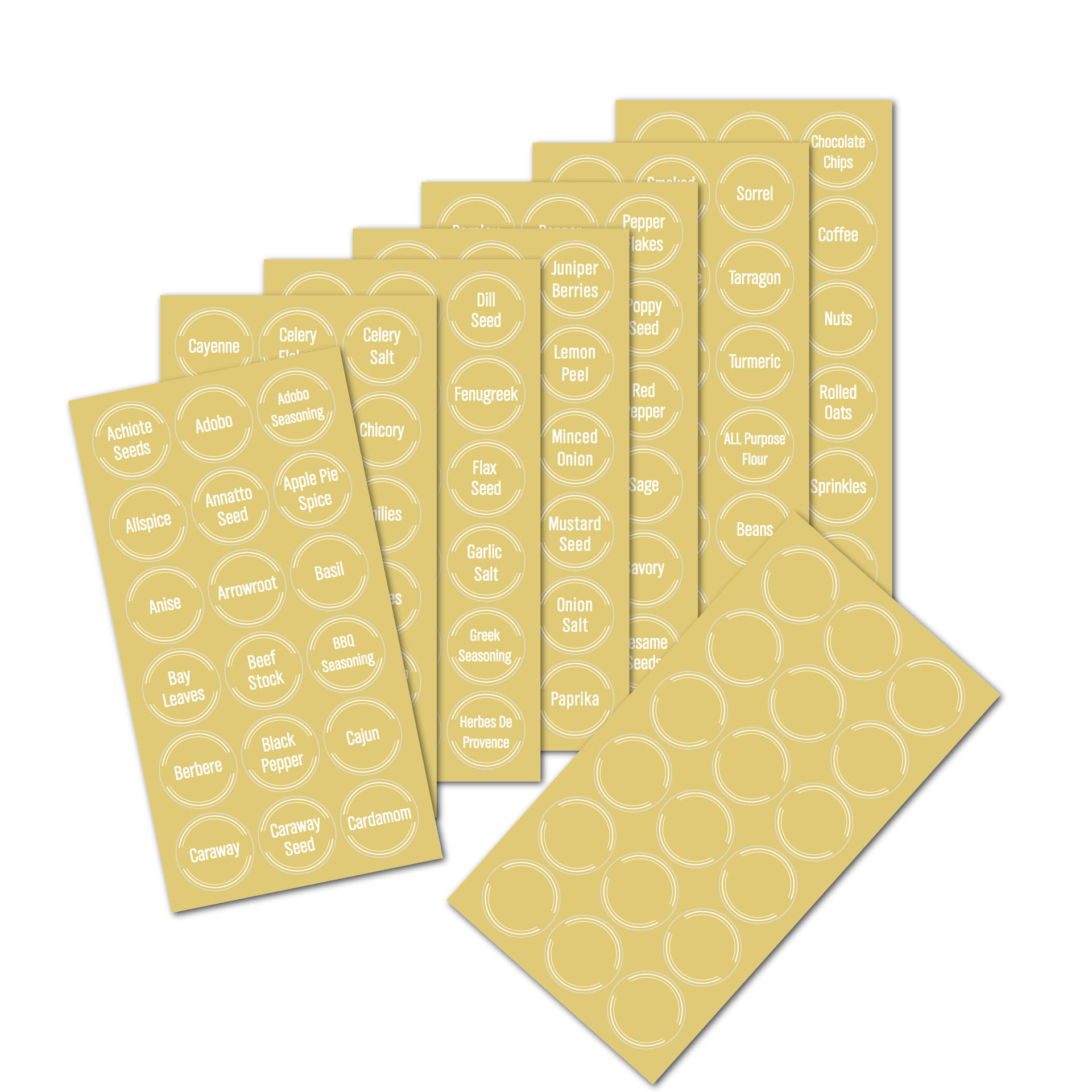 144pcs Spice Jar Labels Sticke - огляд і ціна Kitchen Gadgets Name