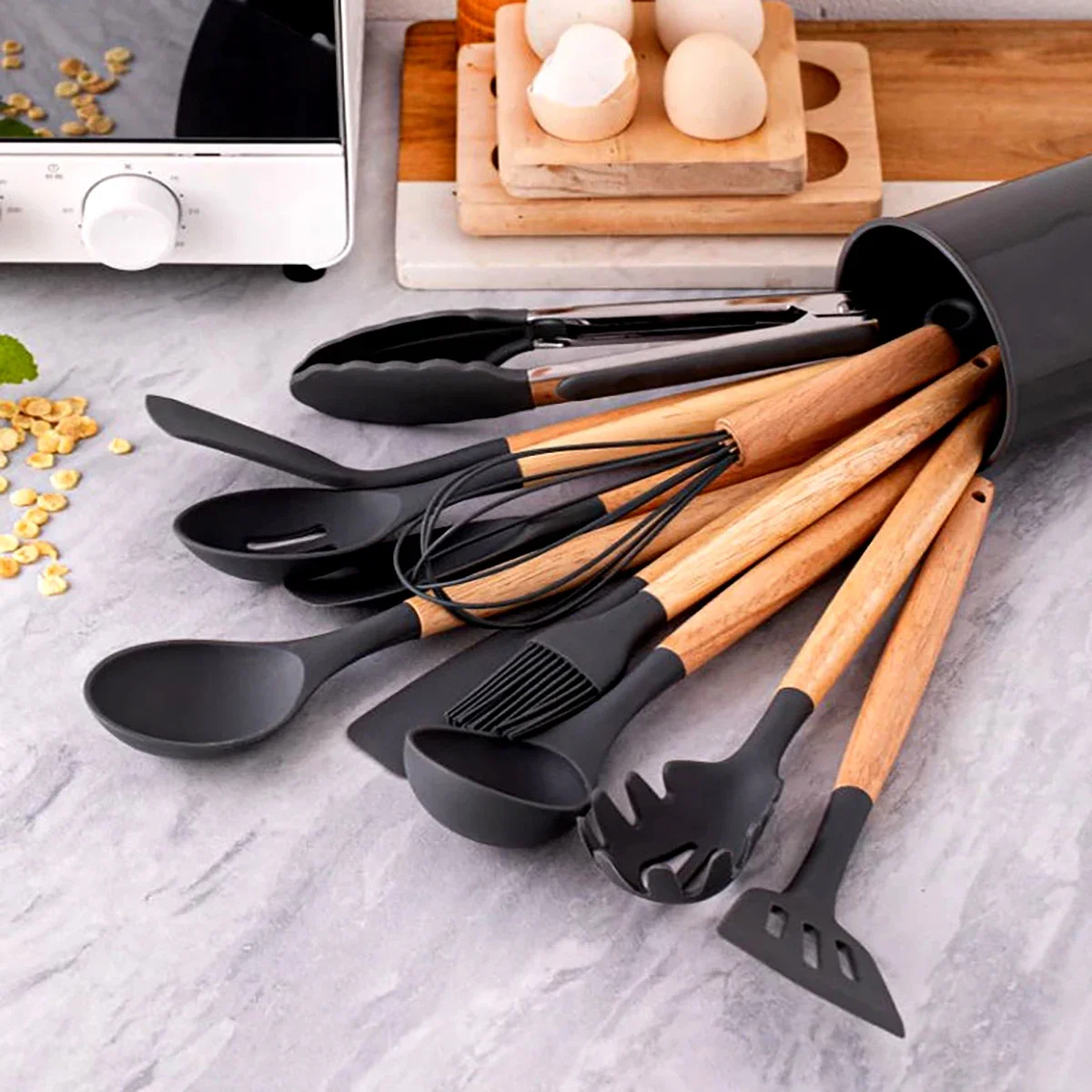 12Pcs Silicone Utensils Set No - огляд і ціна Kitchen Gadgets Under 100