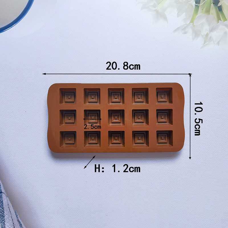 Classical Chocolate Mold Squar - огляд і ціна Silicone Mold Baking