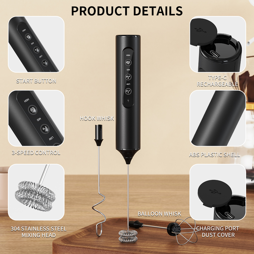 3 in 1 Electric Handheld Milk  - огляд і ціна Kitchen Gadgets Products