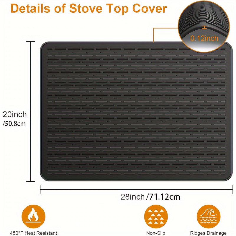 Silicone Stove Top Cover for E - огляд і ціна Small Kitchen Gadgets Gifts