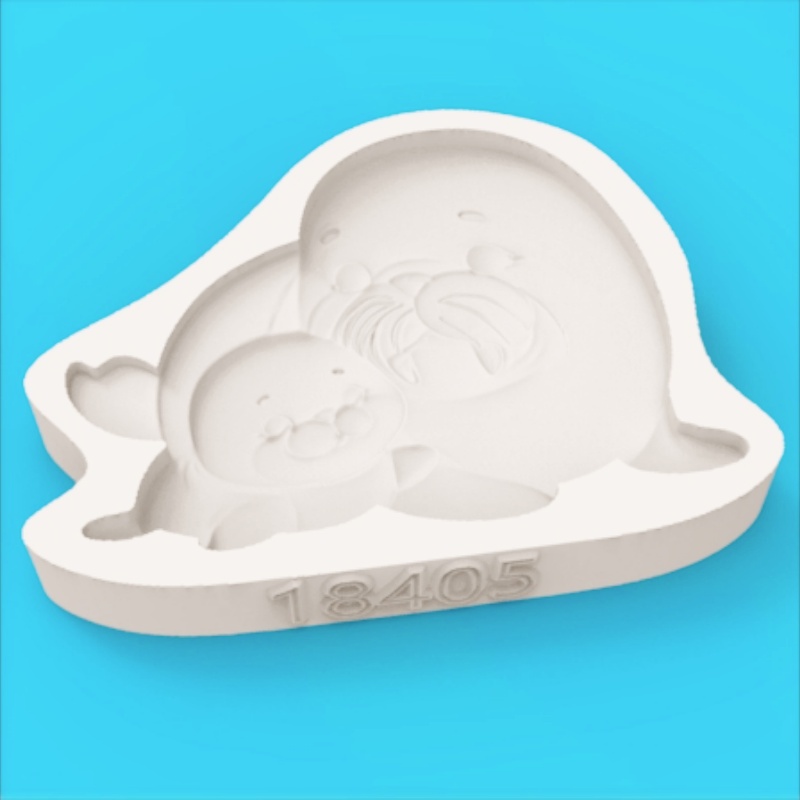 Arctic Walrus Parent-Child Mol - огляд і ціна Silicone Mold Baking