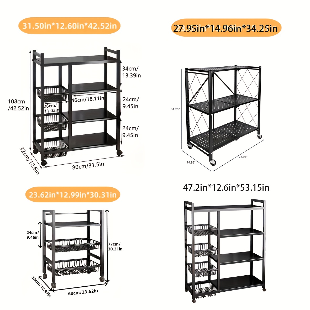 us1pc Movable Storage Rack, Ad - огляд і ціна Kitchen Gadgets Gift