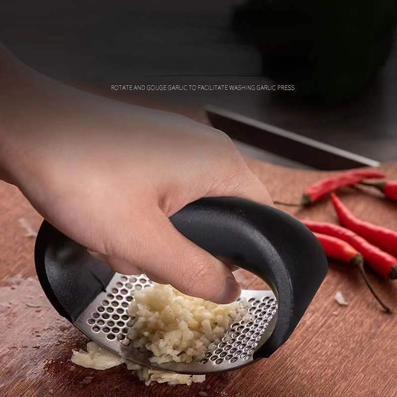 Stainless Steel Garlic Press C - огляд і ціна Quirky Kitchen Gadgets