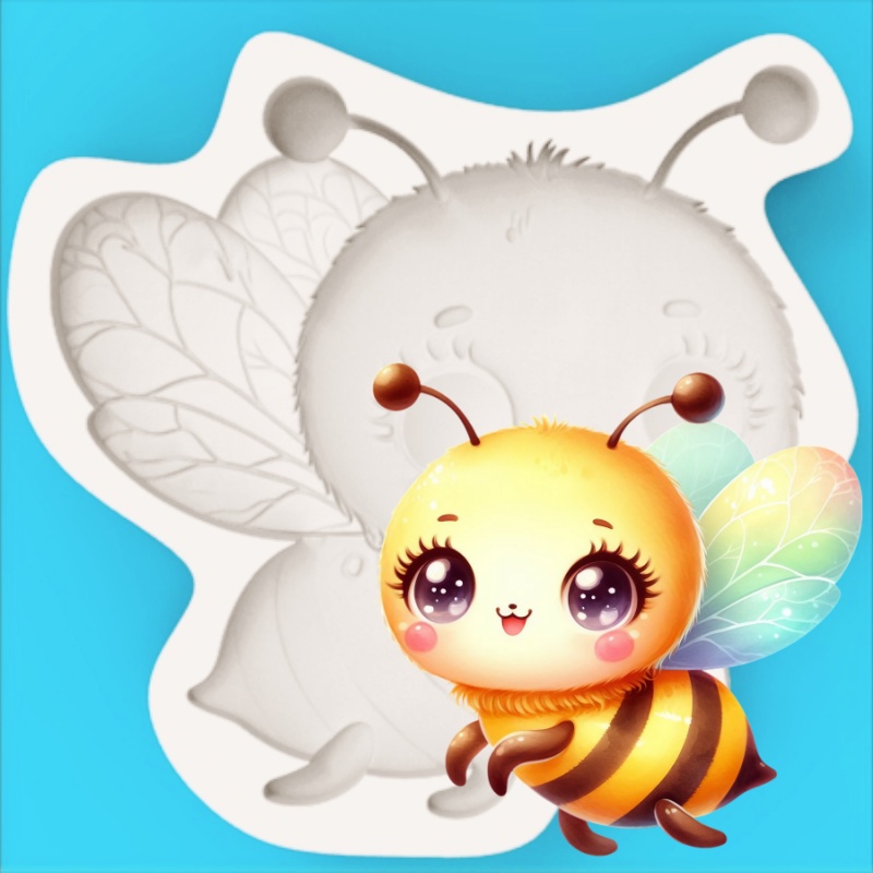 Happy Little Bee Shape Mold Fl - огляд і ціна Silicone Mold Baking