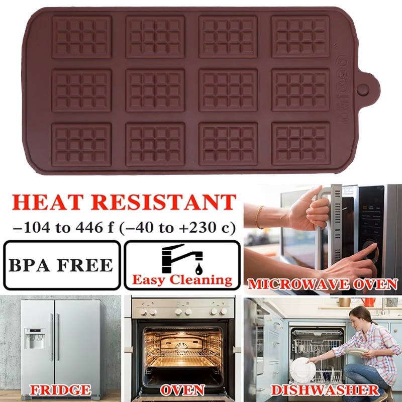 Silicone Chocolate Mold 12 Eve - огляд і ціна Silicone Mold Baking