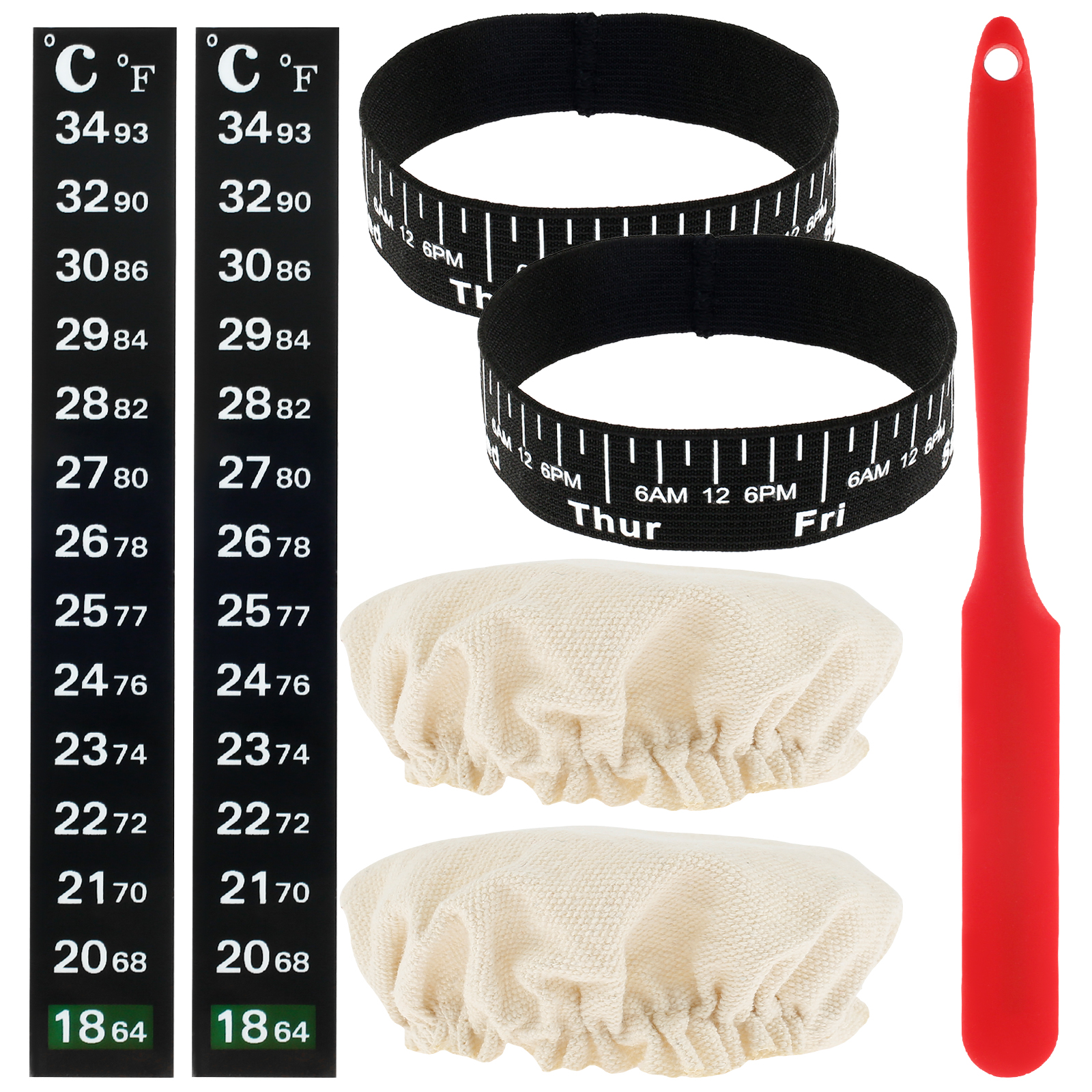 7Pcs Dough Starter Jar Laber S - огляд і ціна Kitchen Gadgets Under 100
