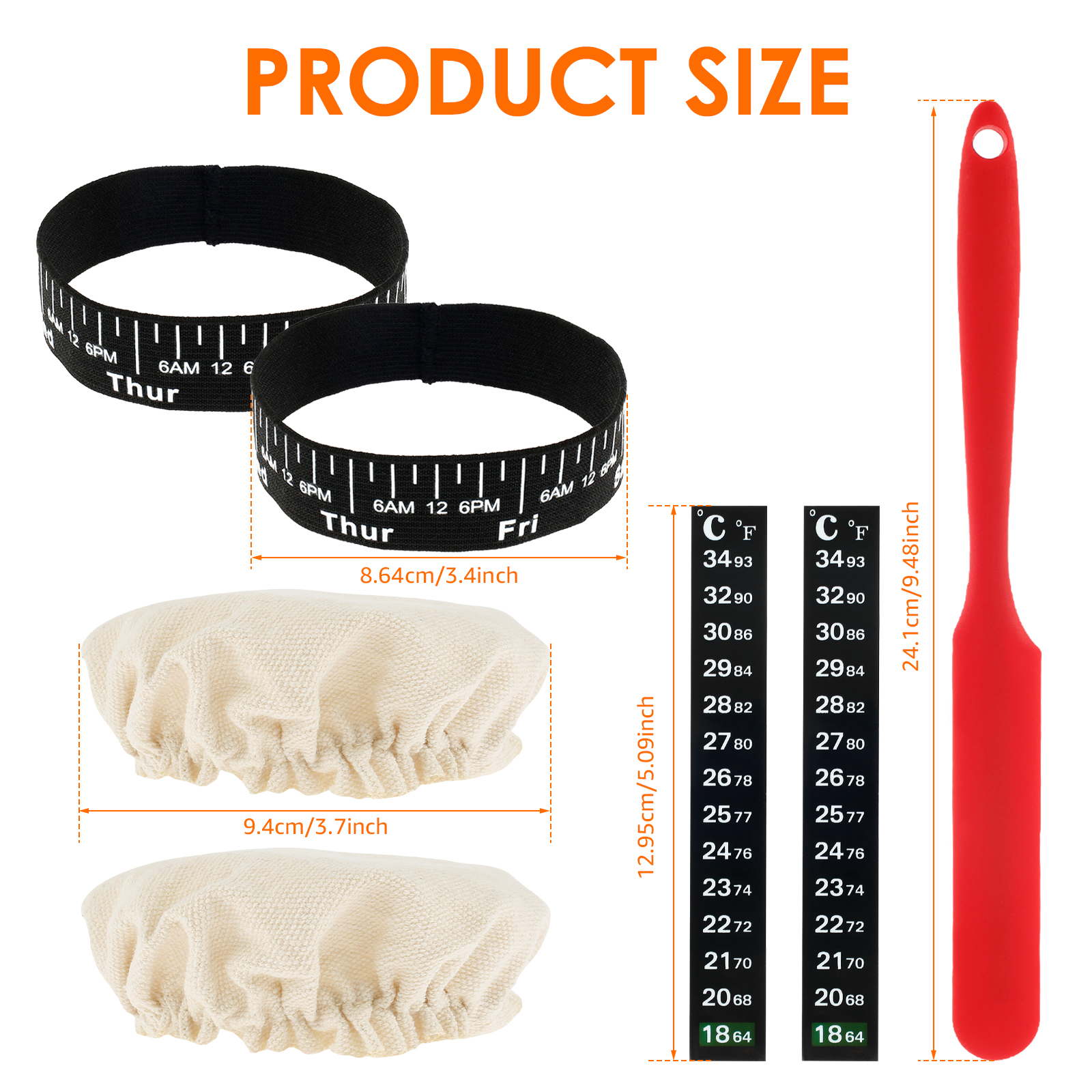7Pcs Dough Starter Jar Laber S - огляд і ціна Kitchen Gadgets Under 100