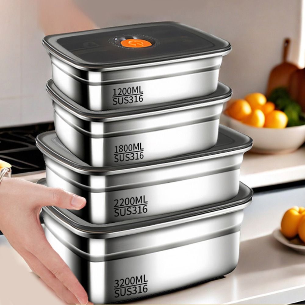 Stainless Steel Lunch Box Bent - огляд і ціна Quirky Kitchen Gadgets