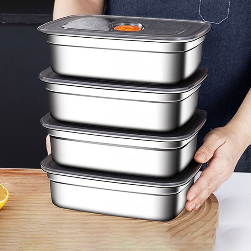 Stainless Steel Lunch Box Bent - огляд і ціна Quirky Kitchen Gadgets