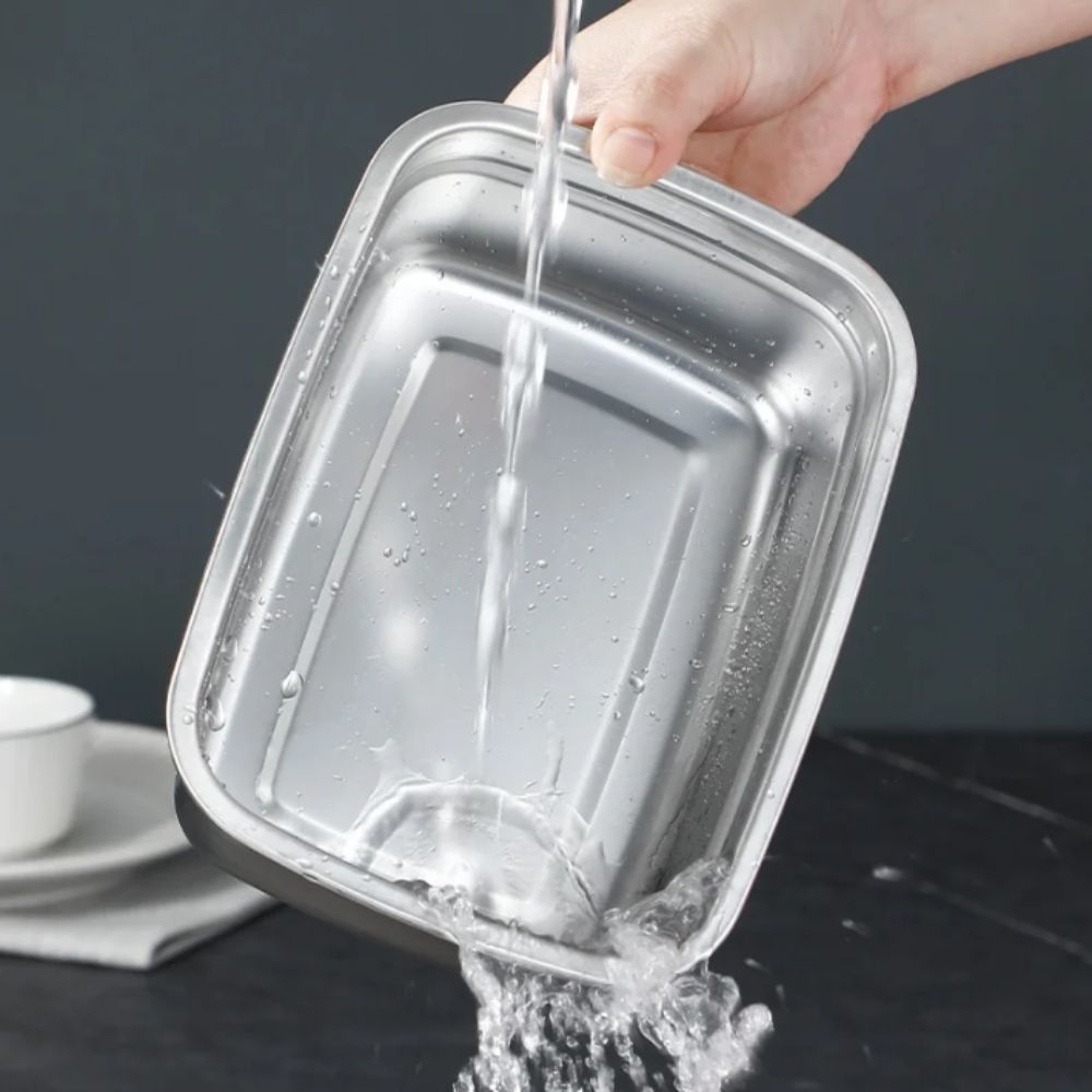 Stainless Steel Lunch Box Bent - огляд і ціна Quirky Kitchen Gadgets