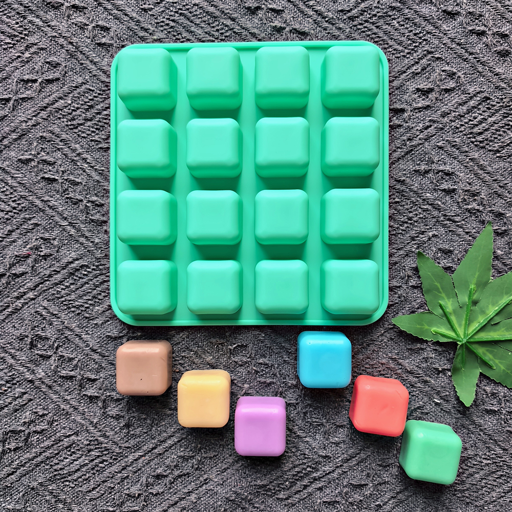 1pc 16 hole square shaped choc - огляд і ціна Silicone Mold Baking