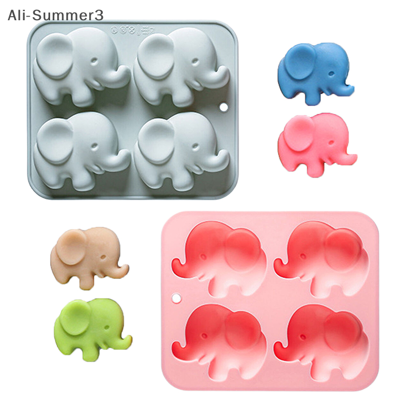 4-hole Baby Elephant Silicone  - огляд і ціна Silicone Mold Baking