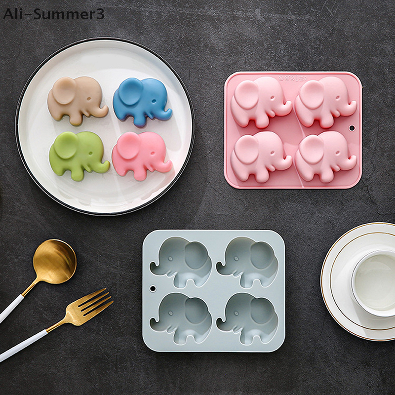 4-hole Baby Elephant Silicone  - огляд і ціна Silicone Mold Baking