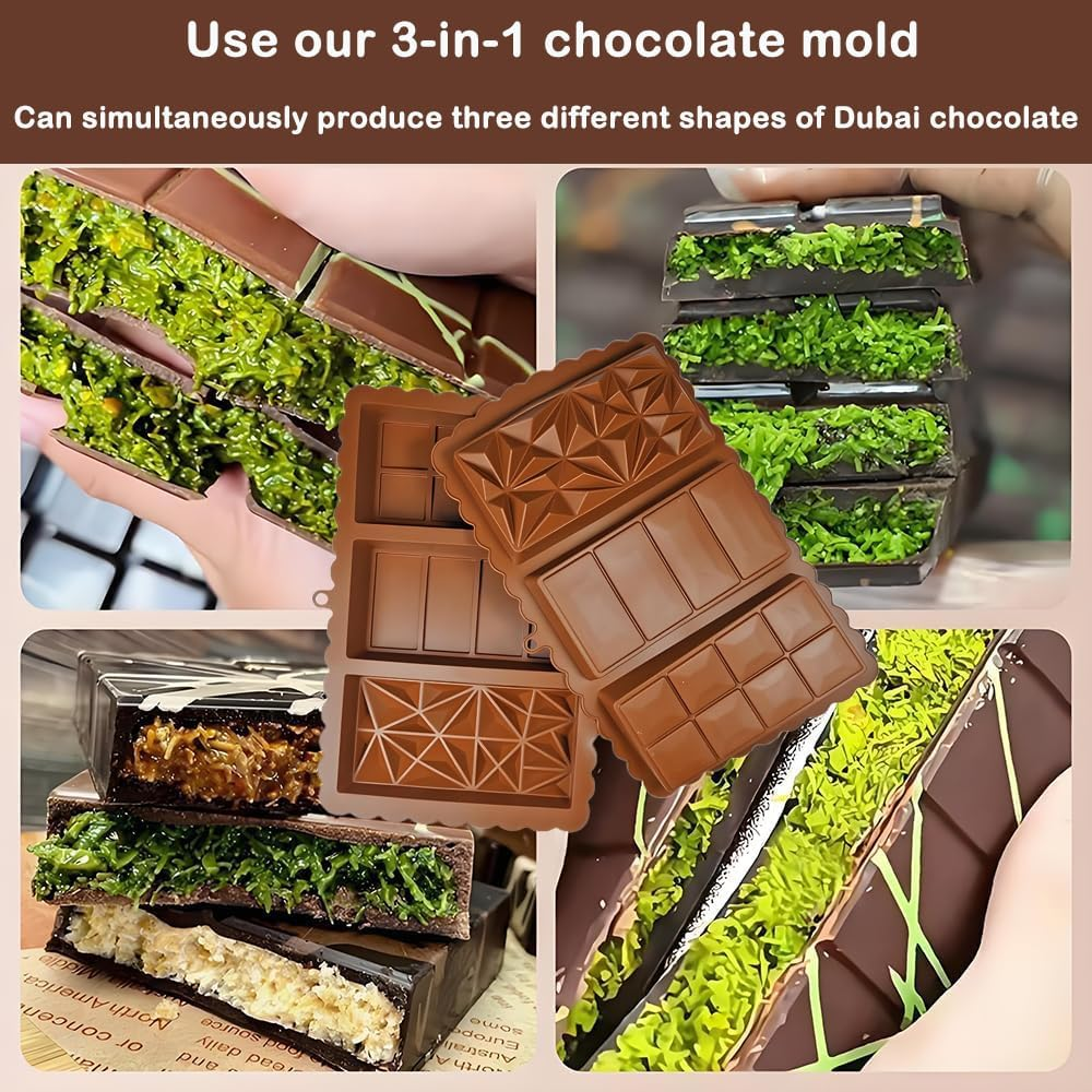 Silicone chocolate bar molds,  - огляд і ціна Silicone Mold Baking