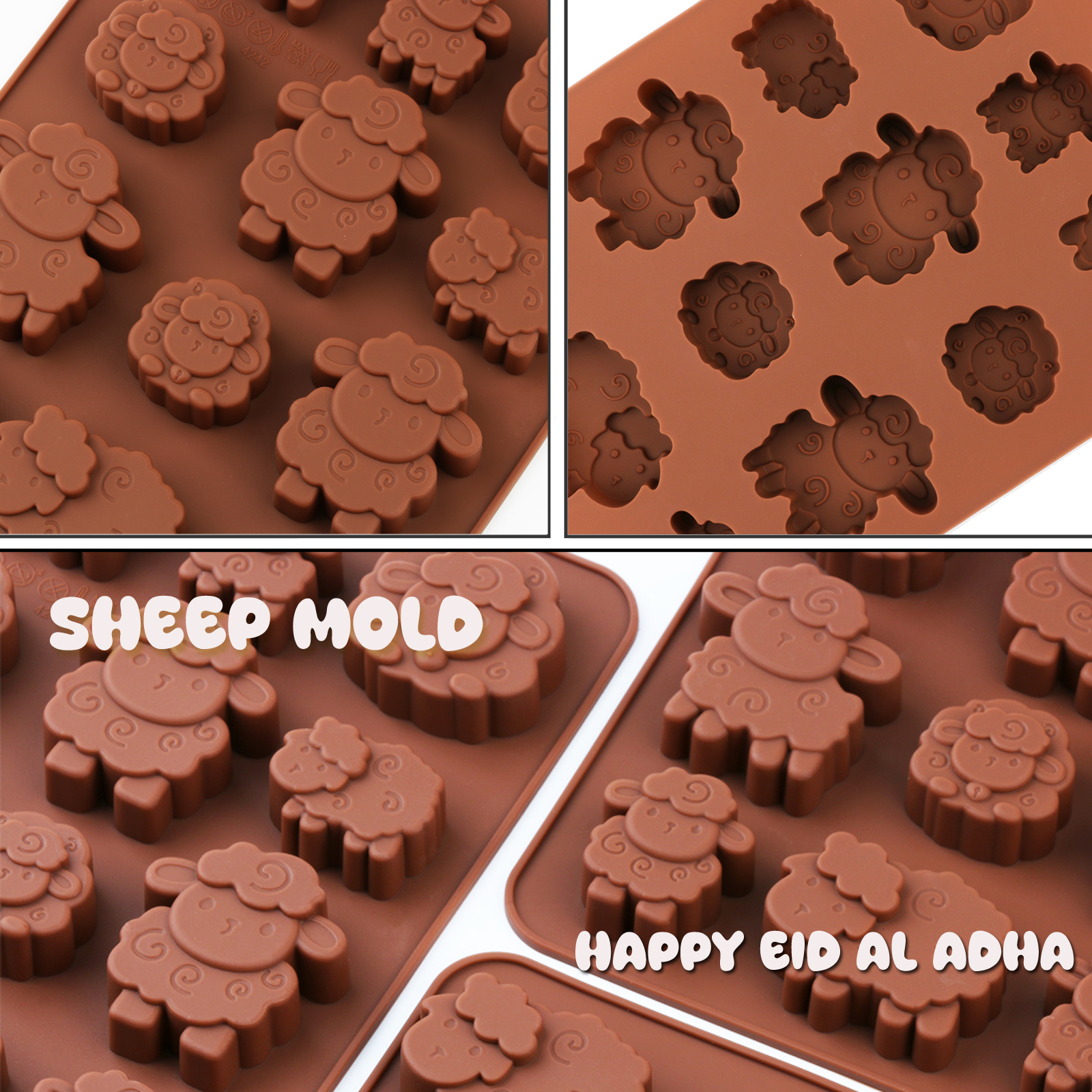1pack silicone Eid lamb candy  - огляд і ціна Silicone Mold Baking