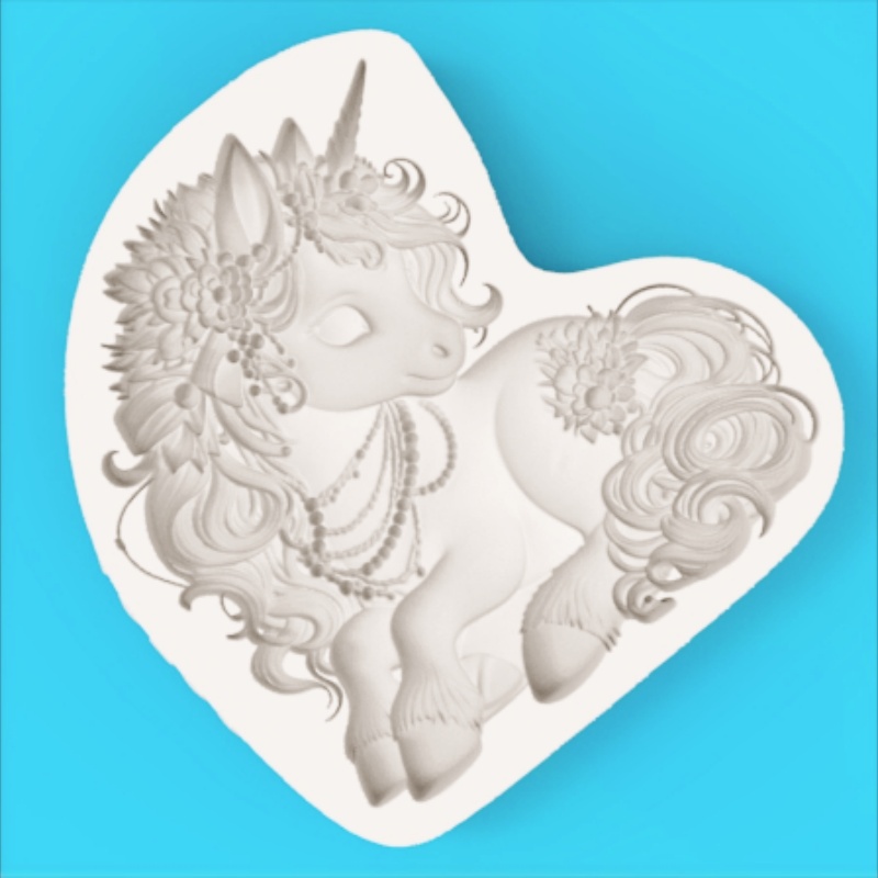Luxurious Decorative Unicorn A - огляд і ціна Silicone Mold Baking