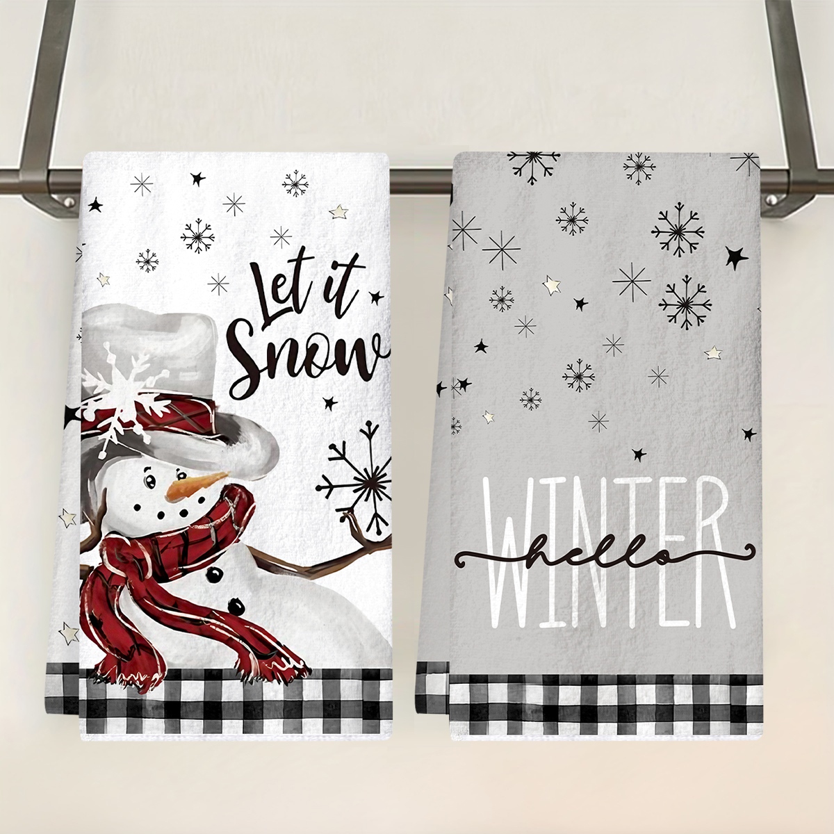 2pcs Christmas Kitchen Towels  - огляд і ціна Kitchen Gadgets Gift