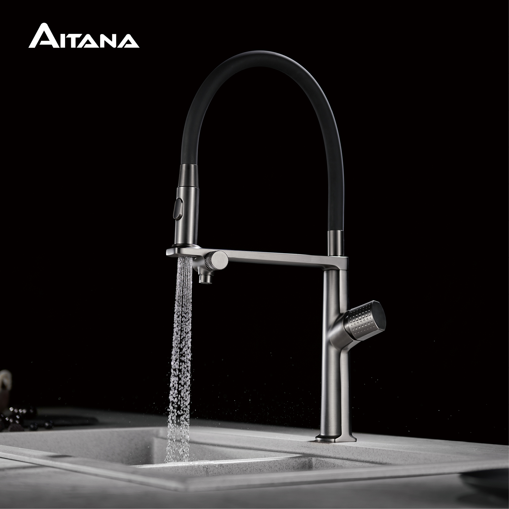 Luxury gun gray brass kitchen  - огляд і ціна Kitchen Gadgets Luxury