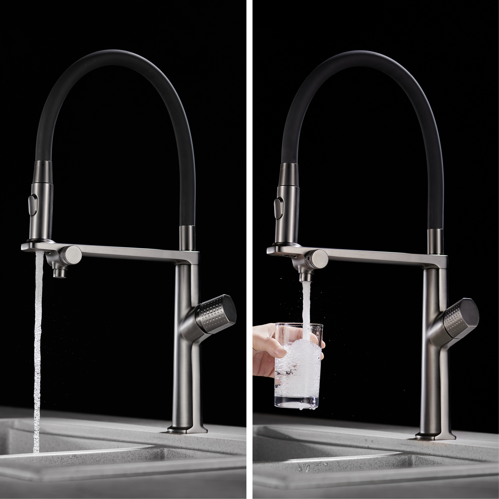 Luxury gun gray brass kitchen  - огляд і ціна Kitchen Gadgets Luxury