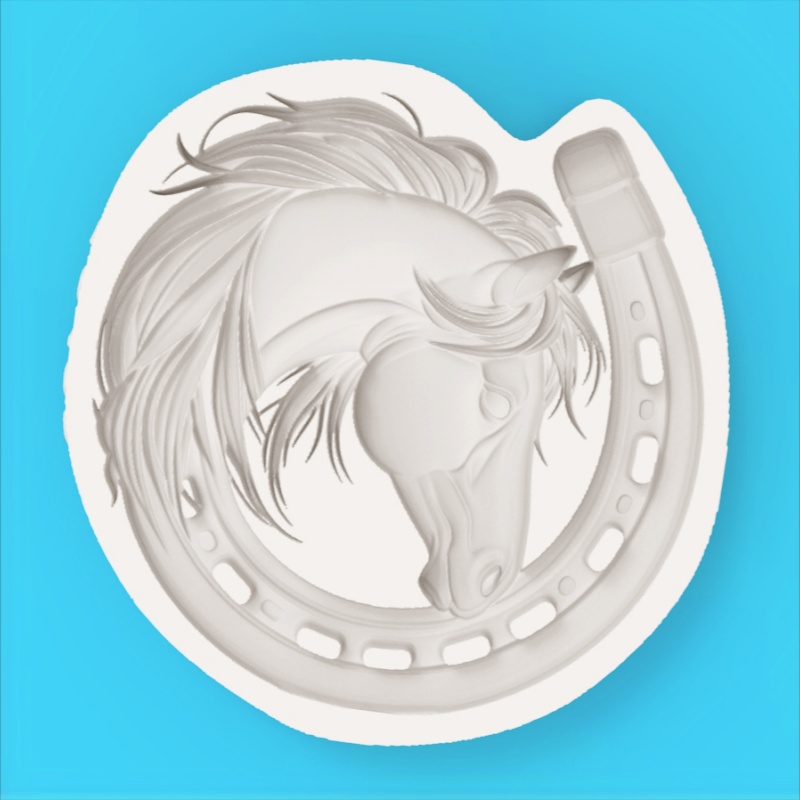 Horseshoe and Horse Head Silic - огляд і ціна Silicone Mold Baking
